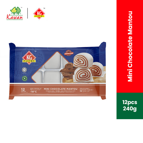 KG PASTRY Mini Mantou Chocolate (12 pcs - 240g)